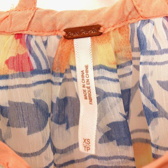 Free People Boho Cami Button-up A-line tank top XS - Picture 5 of 6